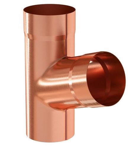 Водосток Aquasistem, система 150/100 - Тройник трубы медный купить в Пыть-Яхе