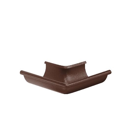 Водосток Aquasistem, Система 150/100 - Угол желоба, наружный 90° RAL 8017 Коричневый matt купить в Пыть-Яхе