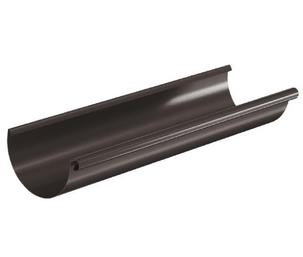 Водосток Aquasistem, система 125x90 - Водосточный желоб 3.00м RR 32 Тёмно-Коричневый купить в Пыть-Яхе