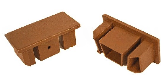 Заглушка для перил торцевая из алюминия GardenParkett Орех купить в Пыть-Яхе