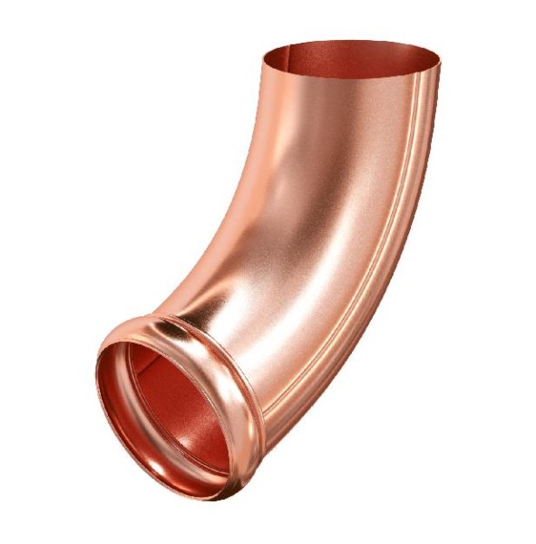 Водосток Aquasistem, система 125x90 - Отвод трубы декоративный медный купить в Пыть-Яхе