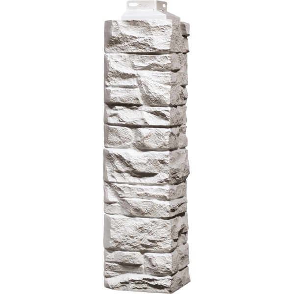 Угол наружный FineBer, Скала, Мелованный белый купить в Пыть-Яхе