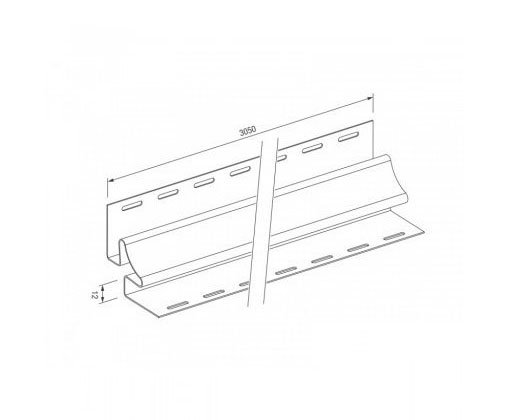Внутренний угол для винилового сайдинга VOX STANDART купить в Пыть-Яхе