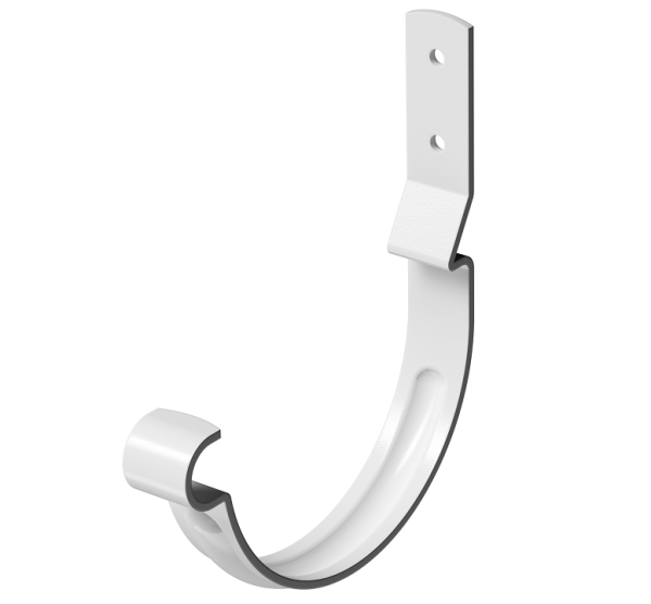 Карнизный крюк короткий D125 (гнутый) Döcke STAL PREMIUM Пломбир, (RAL 9010) купить в Пыть-Яхе