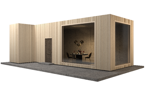 Фасадная панель GRINDERDECO, ДПК,двухсторонняя Выбеленный дуб купить в Пыть-Яхе