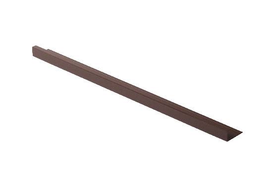 Профиль финишный,алюминиевый, бурый купить в Пыть-Яхе