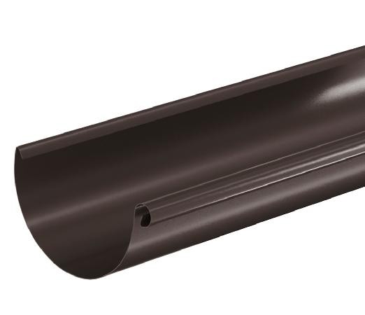 Водосток Aquasistem, система 125x90 - Водосточный желоб 3.00м RR 32 Тёмно Коричневый купить в Пыть-Яхе