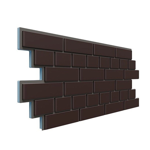 Фасадная термопанель Доломит кирпич 20мм Коричневый купить в Пыть-Яхе