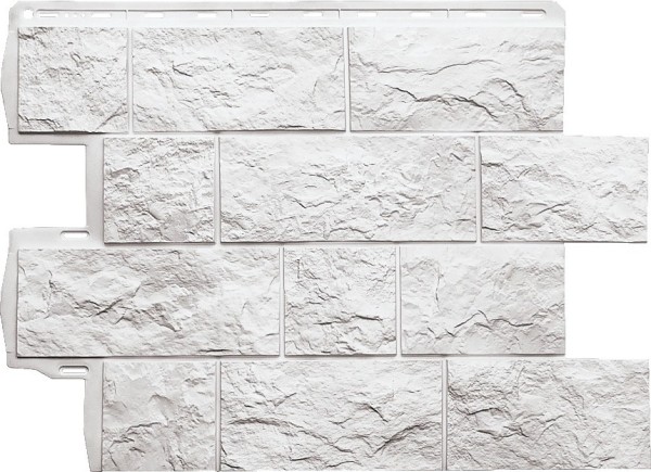 Фасадная панель Альта-Профиль Туф ЭКО Белый купить в Пыть-Яхе