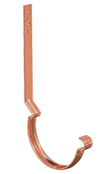 Водосток Aquasistem, система 150/100 - Крюк крепления желоба удлиненный (усиленный) медный купить в Пыть-Яхе